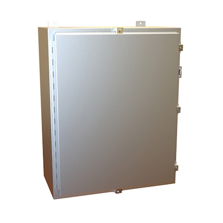 N4 Wallmount Enclosure With Panel, 30 X 24 X 12, Alum